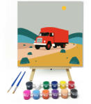  Hegyek között utazva - gyerek számfestő készlet