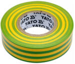 YATO Bandă izolatoare YATO 19 x 0, 13 mm x 20 m verde-galben (YT-81655)