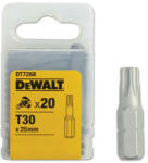 DEWALT Vârf de bit DEWALT T30 x 25 mm (20 buc) (DT7268-QZ) Set capete bit, chei tubulare