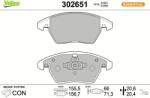 VALEO set placute frana, frana disc VALEO ESSENTIAL 302651 (302651)