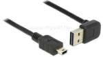 Delock Kábel EASY-USB 2.0-s A típusú csatlakozódugó, ívelt felfelé / lefelé > USB 2.0-s Mini-B-típus (DL83543) (DL83543)