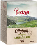 Purizon 24x70g Purizon Adult csirkefilé, bárány & lazac nedves macskatáp 22+2 ingyen akcióban