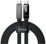 Mcdodo Cablu Date Mcdodo USB Type-C USB Type-C Rhythm LED Fast Charging 100W 1.2m Negru (CA-4470)