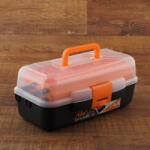 Stilo szerszámosláda kihajtható tárolókkal 14 colos átlátszó tetővel 323x161 - STI1738 (STI1738)