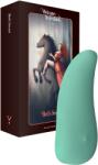 FairyGasm Vibrator ThrillLeaf FairyGasm, 10 Moduri Vibratii, Silicon, USB, Verde, 9.8 cm Vibrator