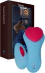 FairyGasm Vibrator Wearable HeartGem FairyGasm, 9 Moduri Vibratii, Remote Control, Silicon, USB, Albastru Vibrator
