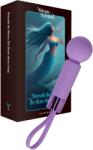 FairyGasm Mini Wand Pearlstasy FairyGasm, 8 Moduri Vibratii, Silicon, USB, IPX7, Mov, 11 cm Vibrator