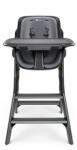 4MOMS Scaun de masa Black Grey cu set farfurii si tacamuri 4Moms (70535) Scaun de masa bebelusi, inaltator