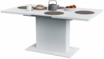 Leziter Yorki Elegant Premium kihúzható étkezőasztal 120/160x90 cm fehér (LYETKLEX120F) - pepita