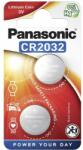 Panasonic CR2032 3V lítium gombelem, 2 db/bliszter (CR2032-2B-PAN)