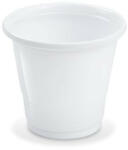  Műanyag pohár fehér - PP 100ml - t-depo