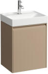 Laufen MEDA Alsószekrény 450 mm, 1 ajtóval, ajtózsanér jobb oldalon, H815111 mosdóhoz, Cappuccino H4215420114651 (H4215420114651)