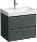 Laufen MEDA Alsószekrény 650 mm, 2 fiókkal, H810114 mosdóhoz, Traffic Szürke H4215820112661 (H4215820112661)