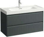 Laufen MEDA Alsószekrény 1000 mm, 2 fiókkal, H810119 mosdóhoz, Traffic Szürke H4216220112661 (H4216220112661)