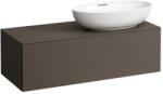 Laufen ILBAGNOALESSI Fiókos elem, 120 cm, kivágással jobb oldalon, 1 fiókkal, H818975, H818976, H818977, H818978 mosdókhoz, Sötét Barna H4303130974291 (H4303130974291)