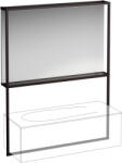 Laufen ILBAGNOALESSI Tükör világító kerettel, 1200 mm, H818979 mosdóhoz H430441 bútorral, Havanna H4305000972711 (H4305000972711)