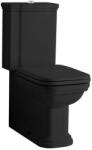 SAPHO WALDORF WC kombi, alsó-hátsó kifolyású, fekete/króm (WCSET25-WALDORF) (WCSET25-WALDORF)