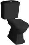 SAPHO RETRO WC kombi, hátsó kifolyású, fekete/króm (WCSET35-RETRO-ZO) (WCSET35-RETRO-ZO)