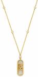 Michael Kors colier din argint placat cu aur 99KK-AKD6T4_GLD (MKC1729CZ710)