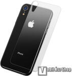 Apple iPhone Xr, Hátlap védő üvegfólia, 0, 3mm, 9H, Arc Edge, Sík részre