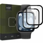 Huawei Watch Fit 3 / 4 - okosóra flexi üvegfólia fekete kerettel (2db) - tokgalaxis