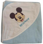  ABR Kapucnis frottír törölköző Mickey egér mintával 100x100cm - Kék
