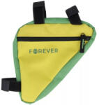  Univerzális, kerékpáros / biciklis tartó, táska, vázra szerelhető, vízálló, Forever FB-100, sárga/zöld