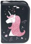 PASO UNICORN egyrekeszes kihajtható tolltartó lányoknak, csillámos unikornis