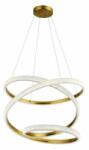 Reality enzo pendant lamp, alu. and acrylic and ironshiny gold finish on aluled 4000k 58w; 80lm/w; 25000hours; cri≧80; a+size: d700*h1200mm - beltéri világítás|függeszték függőlámpák