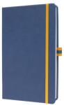 Sigel Jegyzetfüzet, exkluzív, A5, vonalas, 88 lap, keményfedeles, SIGEL Linescape, kék-sárga (SILS105) - pencart
