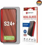  Folie pentru Samsung Galaxy S24 Plus - Displex Real Glass Privacy Full Cover - Negru