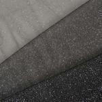 Takoy Alkalmi csillogós tüll fekete színű