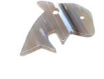 R. M. ékszer Ásvány medálok Achát átfúrt delfin 45x30mm (010367)