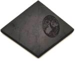 R. M. ékszer Ásványok Shungit piramis gravírozott életfa 5cm (024599)