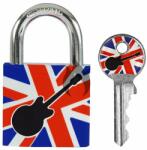 CZ - S Master Lock 3430EURDGUITAR Tömör alumínium lakat 30mm