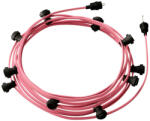 Creative-Cables Használatra kész, 12, 5 m-es Lumet szállámpa készlettel 10 fekete lámpatartóval, akasztóval és csatlakozóval (CATE27N125CM16)