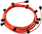 Creative-Cables Használatra kész, 12, 5 m-es Lumet szállámpa készlettel 10 fekete lámpatartóval, akasztóval és csatlakozóval (CATE27N125CF15)