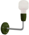 Creative-Cables Fermaluce Color, porcelán és fém fali lámpa hajlított karral (APP4VEVB)