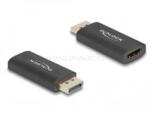 Delock Aktív DisplayPort 1.4 - HDMI adapter 8K HDR funkcióval (DL61055) (DL61055)