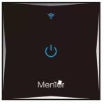 MMD Intrerupator cap scara Smart WiFi Mentor ES046 150W 2.4GHz touch cu nul, sticla securizata (MMDES046-159315)