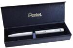 Pentel Rollertoll, 0, 35 mm, rotációs, ezüst tolltest, PENTEL "EnerGel BL-2007" kék (PENBL2007Z)