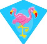 WIKY Zmeu flamingo zburator 68 x 73 cm - Ambalaj ceh (WKW028590)