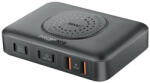Promate Зарядна станция за 7 устройства ProMate POWERBASE-GANFast 100W, 15W Wireless charger -Черна - phoneplay - 199,91 лв