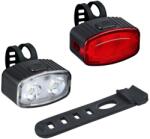 Solight SET 2x lanternă LED reîncărcabilă dimabilă pentru bicicletă Solight WN47 350mAh IP44 roșu/alb (SL1496)