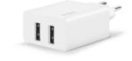 Ttec Адаптер 220V ttec SmartCharger Duo Travel Charger, 3.1A - Бял