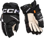 CCM Tacks XF Black/White Junior Hokikesztyűk 12 hüvelyk