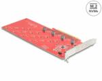 Delock PCI Express x16 la 4 x NVMe M. 2 - Bifurcation, Delock 90617 (90617)