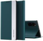 Wooze Samsung Galaxy A50 / A50s / A30s, husa cu deschidere laterala, suport, Wooze Silver Line, verde inchis (104856) (104856) (104856)