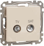 Schneider Electric Priza TV SAT trecere 10 dB Schneider Sedna bej SDD112478S (SDD112478S)
