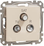 Schneider Electric Priza TV R SAT trecere 10 dB Schneider Sedna bej SDD112488 (SDD112488)